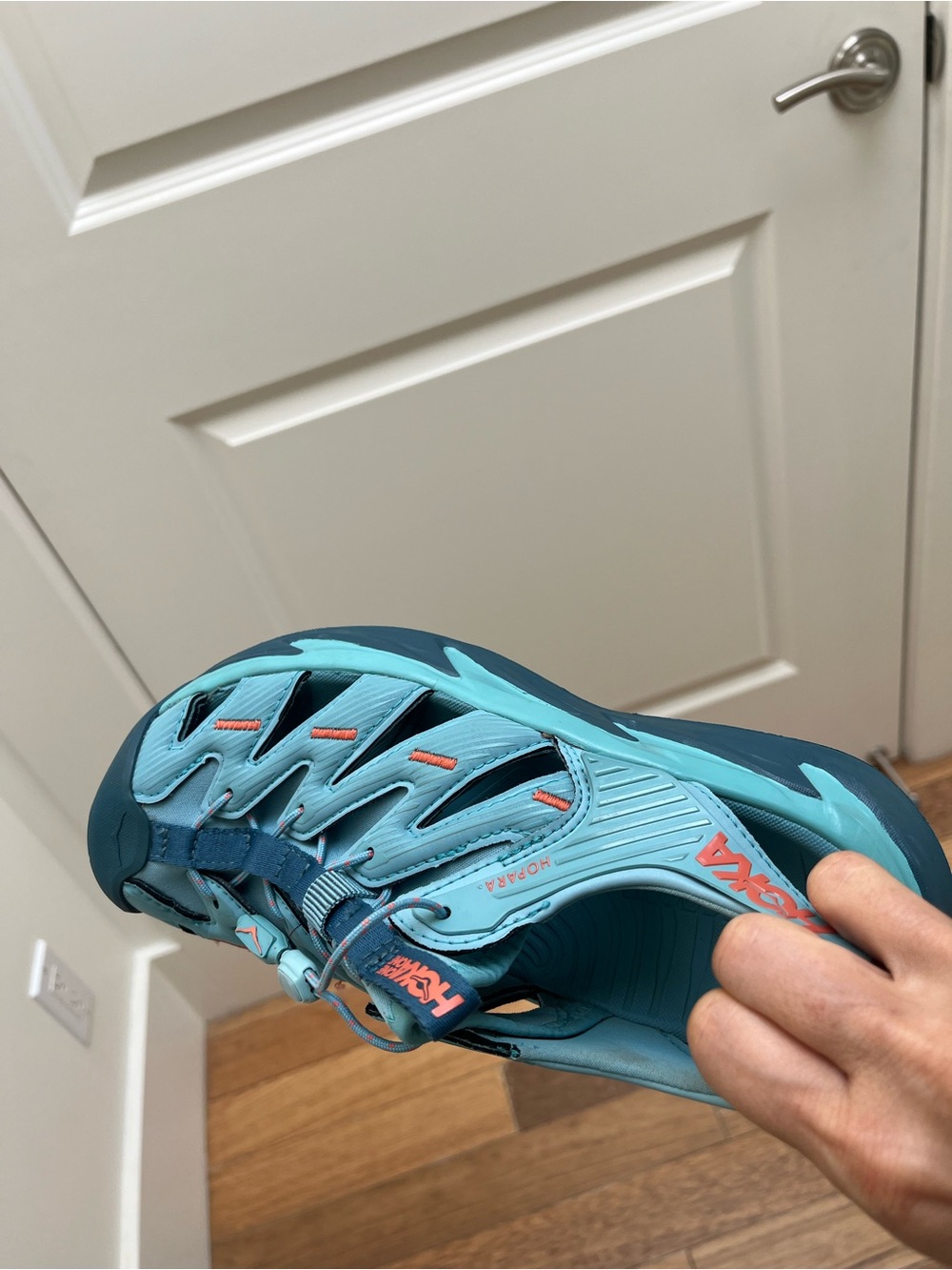 Hoka Teal and Navy Lightweight Women’s Sandals - Picture 7 of 7